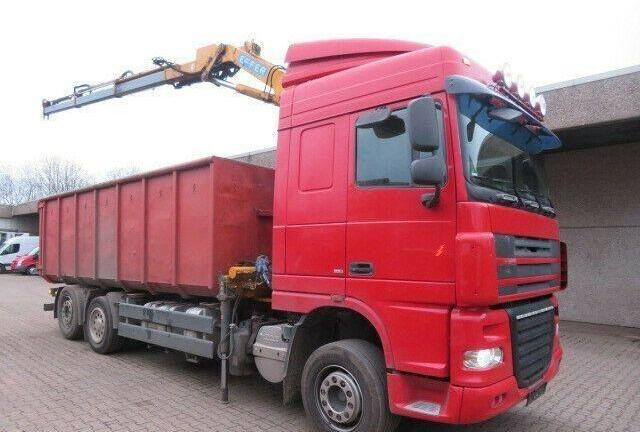 DAF XF105.410 6x2 Container + Crane - شاحنات قابلة للفك شاحنة: صور 5 DAF XF105.410 6x2 Container + Crane - شاحنات قابلة للفك شاحنة: صور 5