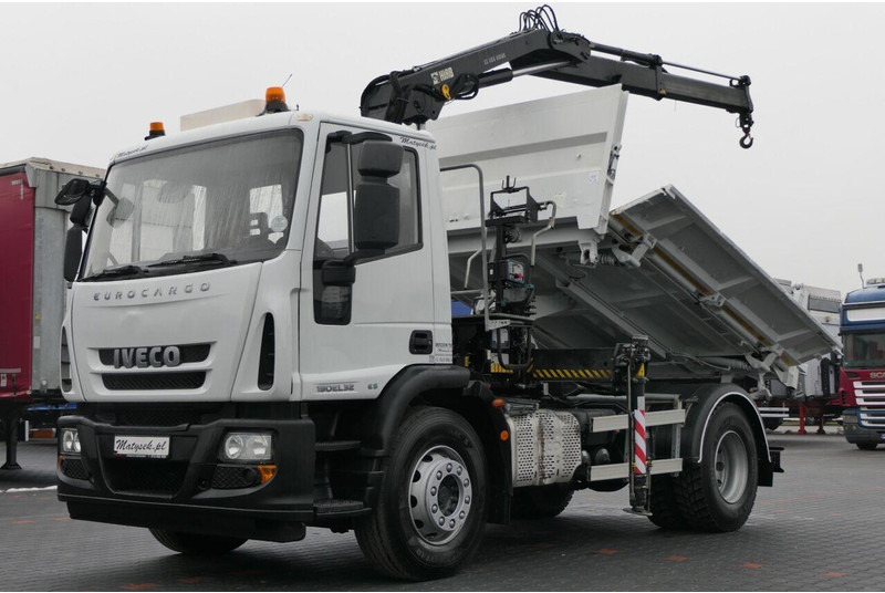 Iveco 19 - 320 KM / E 6 / Wywrotka + HDS / HYDROBURTA / 3 STRONNY KIPP - قلابات, شاحنة كرين: صور 1 Iveco 19 - 320 KM / E 6 / Wywrotka + HDS / HYDROBURTA / 3 STRONNY KIPP - قلابات, شاحنة كرين: صور 1