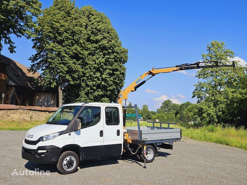Iveco Daily 35c-15 Doka flatbed + crane Effer - الشاحنات الصغيرة المسطحة, الشاحنات الصغيرة كابينة مزدوجة: صور 4 Iveco Daily 35c-15 Doka flatbed + crane Effer - الشاحنات الصغيرة المسطحة, الشاحنات الصغيرة كابينة مزدوجة: صور 4