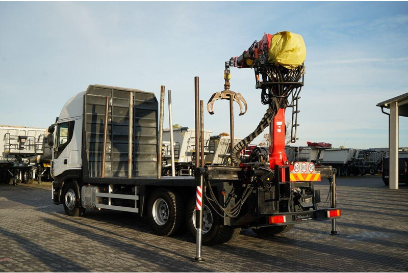 Iveco STRALIS 560 / 6X4 / DO DREWNA / DO DRZEWA / DO LASU / HDS PALFIN - شاحنة قطع الأشجار, شاحنة كرين: صور 4 Iveco STRALIS 560 / 6X4 / DO DREWNA / DO DRZEWA / DO LASU / HDS PALFIN - شاحنة قطع الأشجار, شاحنة كرين: صور 4