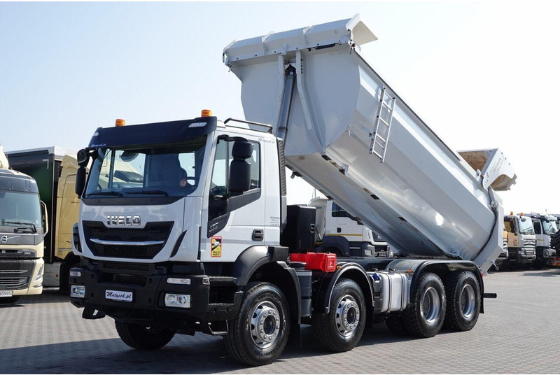 Iveco STRALIS X-WAY 480 / 8x4 / WYWROTKA TYLNOZSYP + HYDROKLAPA / OPON - قلابات: صور 1 Iveco STRALIS X-WAY 480 / 8x4 / WYWROTKA TYLNOZSYP + HYDROKLAPA / OPON - قلابات: صور 1