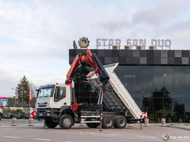 Iveco TRAKKER 360 6x6 PALFINGER PK 36002 Crane Kipper - قلابات, شاحنة كرين: صور 1 Iveco TRAKKER 360 6x6 PALFINGER PK 36002 Crane Kipper - قلابات, شاحنة كرين: صور 1