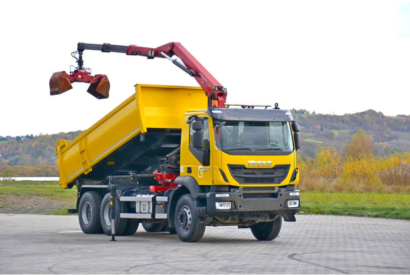 Iveco TRAKKER 360 * Kipper 4,90m* KRAN/FUNK*6x4 - قلابات, شاحنة كرين: صور 2 Iveco TRAKKER 360 * Kipper 4,90m* KRAN/FUNK*6x4 - قلابات, شاحنة كرين: صور 2