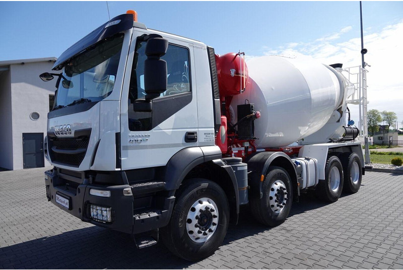 Iveco TRAKKER 410 / 8X4 / BETONOMIESZARKA 9 M3 / PUTZMEISTER / ALUFELG - شاحنة خلاطة خرسانة: صور 2 Iveco TRAKKER 410 / 8X4 / BETONOMIESZARKA 9 M3 / PUTZMEISTER / ALUFELG - شاحنة خلاطة خرسانة: صور 2