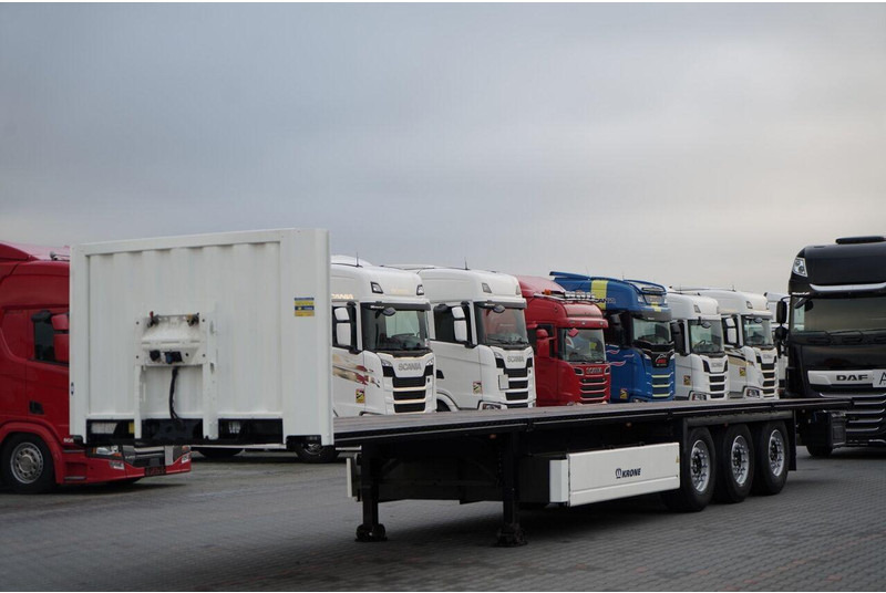 Krone / NACZEPA PLATFORMA / OŚ PODNOSZONA / KOSZ NA PALETY - نصف مقطورة مسطحة: صور 2 Krone / NACZEPA PLATFORMA / OŚ PODNOSZONA / KOSZ NA PALETY - نصف مقطورة مسطحة: صور 2