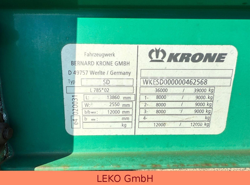 الخيمة نصف مقطورة Krone SD 3: صور 16