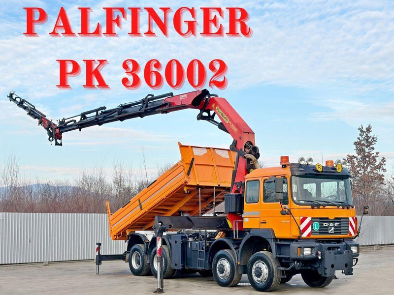 MAN 35.414 * PALFINGER PK 36002 +FUNK / 8x6 - قلابات, شاحنة كرين: صور 1 MAN 35.414 * PALFINGER PK 36002 +FUNK / 8x6 - قلابات, شاحنة كرين: صور 1