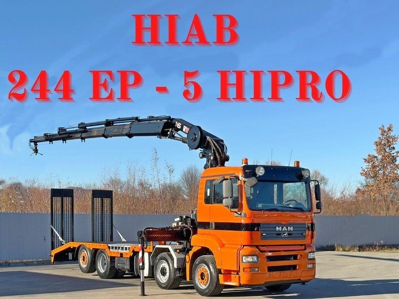 MAN MAN TGA 35.480 / HIAB 244 EP - 5 HIPRO - شاحنات مسطحة, شاحنة كرين: صور 1 MAN MAN TGA 35.480 / HIAB 244 EP - 5 HIPRO - شاحنات مسطحة, شاحنة كرين: صور 1