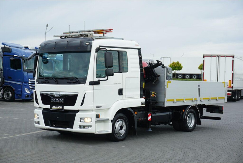MAN TGL / 12.250 / SKRZYNIOWY + HDS / FASSI F 65 / PILOT - شاحنات مسطحة, شاحنة كرين: صور 2 MAN TGL / 12.250 / SKRZYNIOWY + HDS / FASSI F 65 / PILOT - شاحنات مسطحة, شاحنة كرين: صور 2