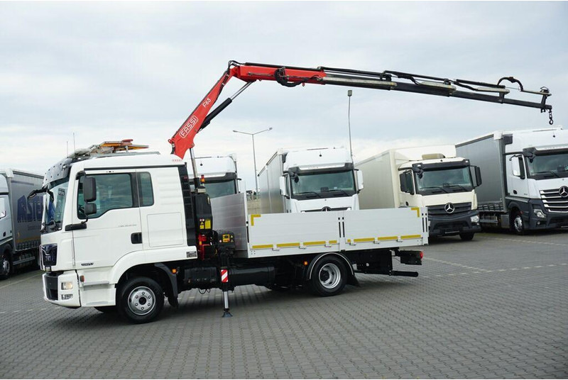 MAN TGL / 12.250 / SKRZYNIOWY + HDS / FASSI F 65 / PILOT - شاحنات مسطحة, شاحنة كرين: صور 4 MAN TGL / 12.250 / SKRZYNIOWY + HDS / FASSI F 65 / PILOT - شاحنات مسطحة, شاحنة كرين: صور 4