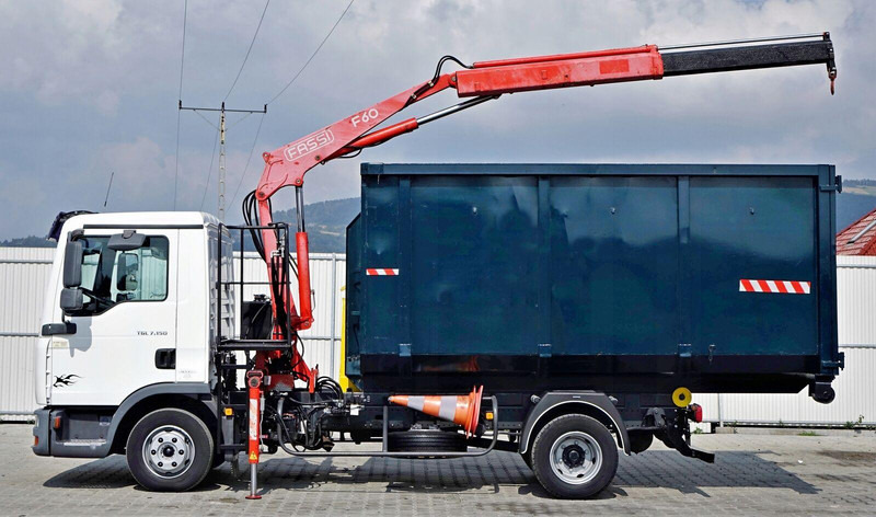 MAN TGL 7.150 + FASSI F60 * TOPZUSTAND - قلابات, شاحنة كرين: صور 5 MAN TGL 7.150 + FASSI F60 * TOPZUSTAND - قلابات, شاحنة كرين: صور 5