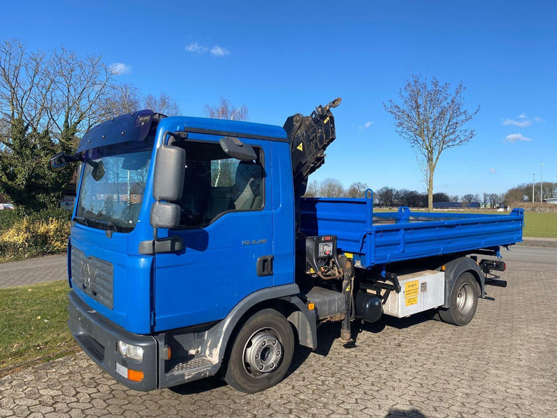 MAN TGL 8.210 M Tipper + Crane Hiab - قلابات, شاحنة كرين: صور 2 MAN TGL 8.210 M Tipper + Crane Hiab - قلابات, شاحنة كرين: صور 2