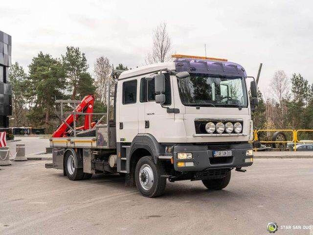 MAN TGM 13.290 4x4 BI FASSI F40B22 Crane Camper - شاحنات مسطحة, شاحنة كرين: صور 2 MAN TGM 13.290 4x4 BI FASSI F40B22 Crane Camper - شاحنات مسطحة, شاحنة كرين: صور 2