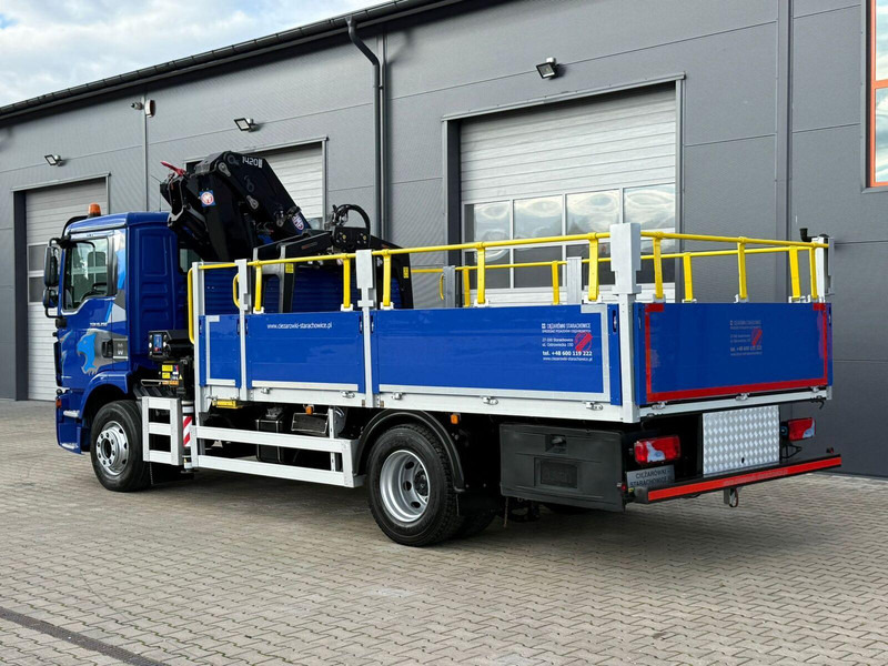 MAN TGM 15.250 skrzynia z żurawiem // E6 // HMF 1520 K1 HDS dzwig kr - شاحنات مسطحة, شاحنة كرين: صور 3 MAN TGM 15.250 skrzynia z żurawiem // E6 // HMF 1520 K1 HDS dzwig kr - شاحنات مسطحة, شاحنة كرين: صور 3
