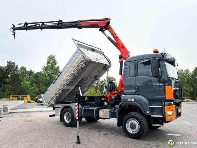 MAN TGS 18.480 PALFINGER PK 16502 HDS Crane,Kipper - قلابات, شاحنة كرين: صور 3 MAN TGS 18.480 PALFINGER PK 16502 HDS Crane,Kipper - قلابات, شاحنة كرين: صور 3