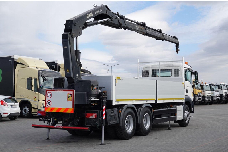 MAN TGS 26.320 / 6X4 / SKRZYNIOWY 6.5 M + HDS HIAB 188 BS-3 / MAX UD - شاحنات مسطحة, شاحنة كرين: صور 3 MAN TGS 26.320 / 6X4 / SKRZYNIOWY 6.5 M + HDS HIAB 188 BS-3 / MAX UD - شاحنات مسطحة, شاحنة كرين: صور 3