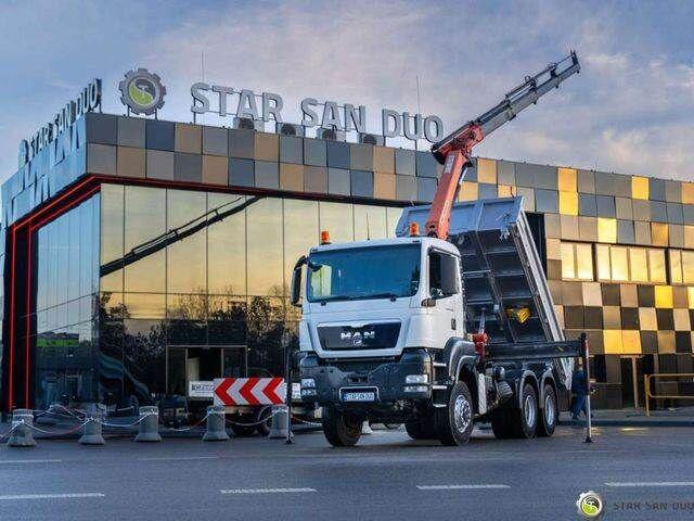 MAN TGS 26.360 6x6 PALFINGER PK 18001 EH Crane Kipe - قلابات, شاحنة كرين: صور 4 MAN TGS 26.360 6x6 PALFINGER PK 18001 EH Crane Kipe - قلابات, شاحنة كرين: صور 4
