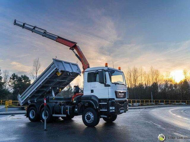 MAN TGS 26.360 6x6 PALFINGER PK 18001 EH Crane Kipe - قلابات, شاحنة كرين: صور 4 MAN TGS 26.360 6x6 PALFINGER PK 18001 EH Crane Kipe - قلابات, شاحنة كرين: صور 4