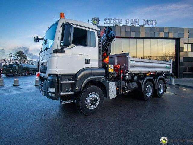 MAN TGS 26.360 6x6 PALFINGER PK 18001 EH Crane Kipe - قلابات, شاحنة كرين: صور 2 MAN TGS 26.360 6x6 PALFINGER PK 18001 EH Crane Kipe - قلابات, شاحنة كرين: صور 2