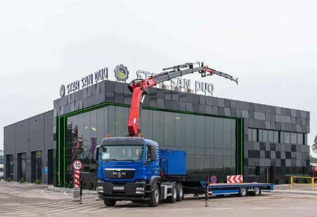 MAN TGS 26.400 6x4 HMF 3722 Fly Crane Semitrailer - شاحنة جرار: صور 3 MAN TGS 26.400 6x4 HMF 3722 Fly Crane Semitrailer - شاحنة جرار: صور 3