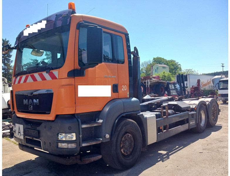 MAN TGS 26.440 Meiller RK2065, EURO5, GERMAN - شاحنات مسطحة, شاحنة كرين: صور 1 MAN TGS 26.440 Meiller RK2065, EURO5, GERMAN - شاحنات مسطحة, شاحنة كرين: صور 1
