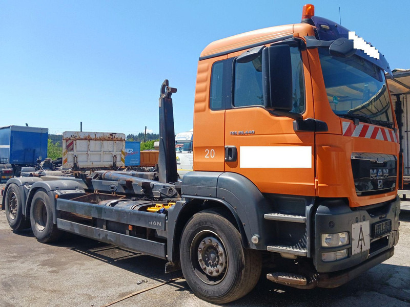 MAN TGS 26.440 Meiller RK2065, EURO5, GERMAN - شاحنات مسطحة, شاحنة كرين: صور 2 MAN TGS 26.440 Meiller RK2065, EURO5, GERMAN - شاحنات مسطحة, شاحنة كرين: صور 2
