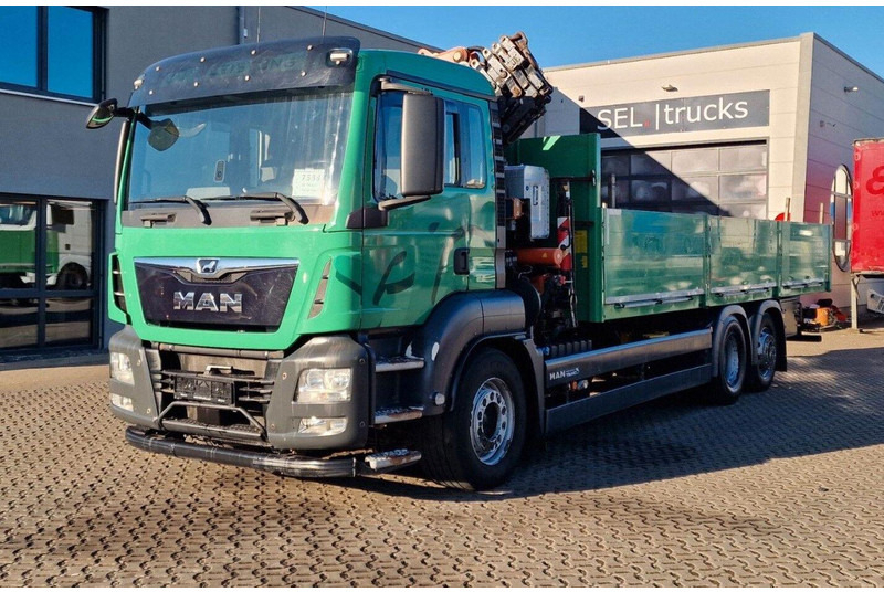 MAN TGS 26.460 6X2 Flatbed + Crane Atlas 172.3E-A4 + RC - شاحنات مسطحة, شاحنة كرين: صور 3 MAN TGS 26.460 6X2 Flatbed + Crane Atlas 172.3E-A4 + RC - شاحنات مسطحة, شاحنة كرين: صور 3