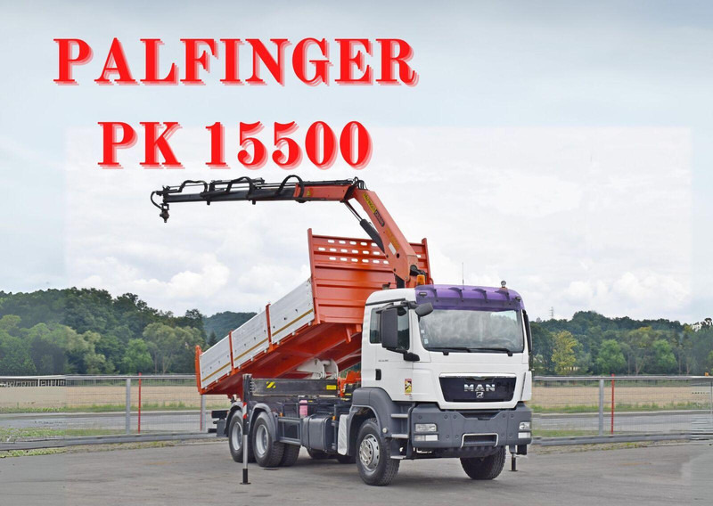 MAN TGS 33.360*KIPPER 6,40m *PK 15500 * 6x4 - قلابات, شاحنة كرين: صور 1 MAN TGS 33.360*KIPPER 6,40m *PK 15500 * 6x4 - قلابات, شاحنة كرين: صور 1