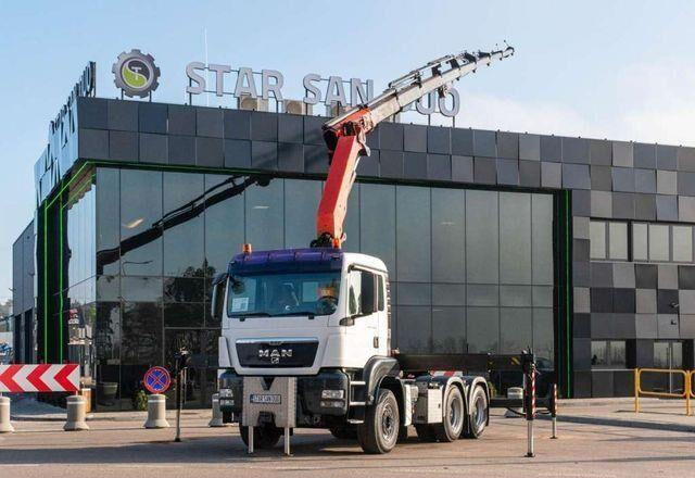 MAN TGS 33.400 6x4 PALFINGER PK 29002 Crane Winch - شاحنة جرار: صور 1 MAN TGS 33.400 6x4 PALFINGER PK 29002 Crane Winch - شاحنة جرار: صور 1