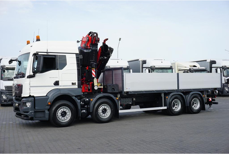 MAN TGS / 35.470 / E 6 / SKRZYNIOWY + HDS / FASSI F 545 / ŁAD. 13 10 - شاحنات مسطحة, شاحنة كرين: صور 5 MAN TGS / 35.470 / E 6 / SKRZYNIOWY + HDS / FASSI F 545 / ŁAD. 13 10 - شاحنات مسطحة, شاحنة كرين: صور 5