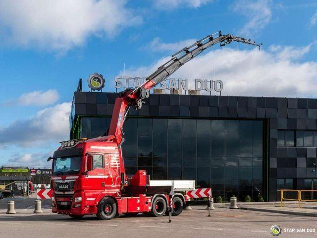 MAN TGX 28.500 6x2 HMF 5020K-RC Fly Jib Crane - شاحنات مسطحة, شاحنة كرين: صور 2 MAN TGX 28.500 6x2 HMF 5020K-RC Fly Jib Crane - شاحنات مسطحة, شاحنة كرين: صور 2