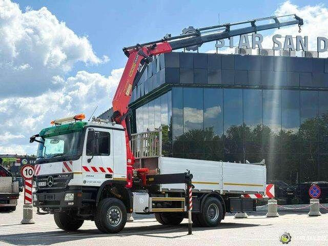 Mercedes-Benz ACTROS 2044A 4x4 Palfinger PK 20002 hds Crane - شاحنات مسطحة, شاحنة كرين: صور 1 Mercedes-Benz ACTROS 2044A 4x4 Palfinger PK 20002 hds Crane - شاحنات مسطحة, شاحنة كرين: صور 1