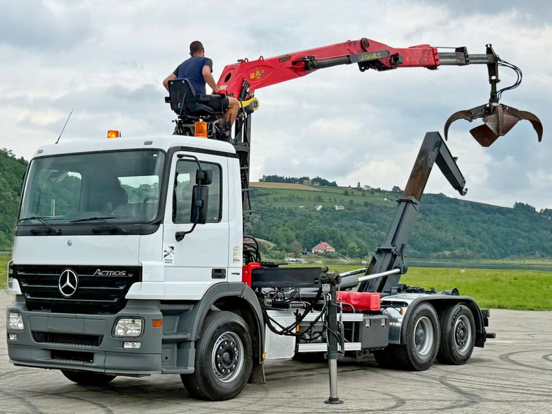 Mercedes-Benz ACTROS 2541 ABROLLKIPPER EPSILON E140Z81 TOP - شاحنة ذات الخطاف, شاحنة كرين: صور 2 Mercedes-Benz ACTROS 2541 ABROLLKIPPER EPSILON E140Z81 TOP - شاحنة ذات الخطاف, شاحنة كرين: صور 2