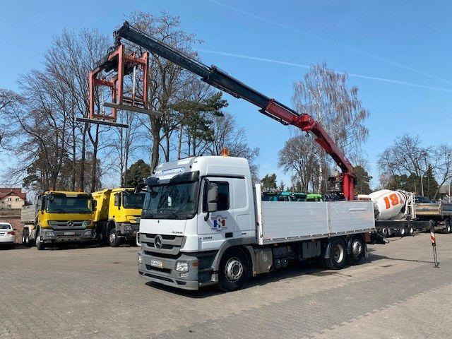 Mercedes-Benz ACTROS 2544 - شاحنات مسطحة, شاحنة كرين: صور 1 Mercedes-Benz ACTROS 2544 - شاحنات مسطحة, شاحنة كرين: صور 1