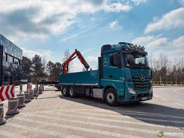 Mercedes-Benz ACTROS 2545 6x2 Palfinger PK 16001 HDS Crane - شاحنات مسطحة, شاحنة كرين: صور 3 Mercedes-Benz ACTROS 2545 6x2 Palfinger PK 16001 HDS Crane - شاحنات مسطحة, شاحنة كرين: صور 3