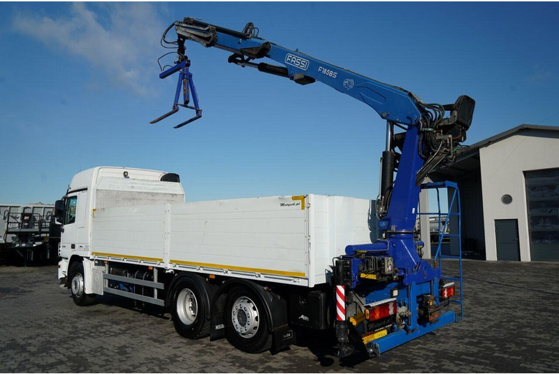 Mercedes-Benz ACTROS 2548 / 6x2 / BURTOWA - 6,5 M / OŚ PODNOSZONA / HDS FASSI - شاحنات مسطحة, شاحنة كرين: صور 3 Mercedes-Benz ACTROS 2548 / 6x2 / BURTOWA - 6,5 M / OŚ PODNOSZONA / HDS FASSI - شاحنات مسطحة, شاحنة كرين: صور 3