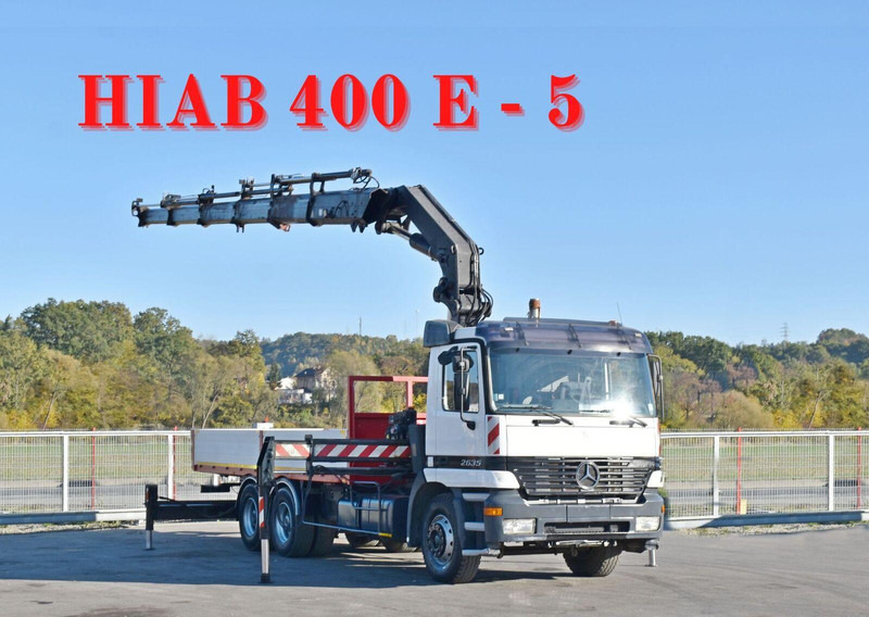 Mercedes-Benz ACTROS 2635 Pritsche - شاحنات مسطحة, شاحنة كرين: صور 1 Mercedes-Benz ACTROS 2635 Pritsche - شاحنات مسطحة, شاحنة كرين: صور 1