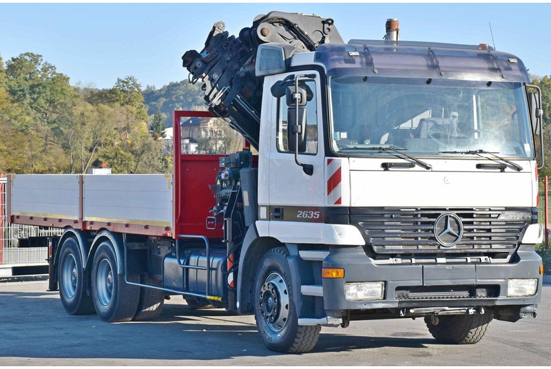 Mercedes-Benz ACTROS 2635 Pritsche - شاحنات مسطحة, شاحنة كرين: صور 3 Mercedes-Benz ACTROS 2635 Pritsche - شاحنات مسطحة, شاحنة كرين: صور 3