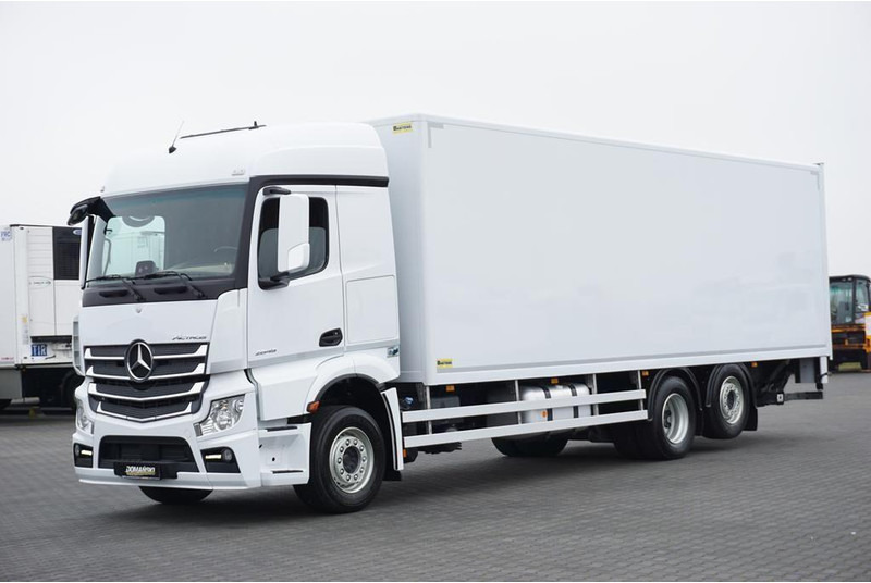Mercedes-Benz ACTROS / 2645 / E 6 / KONTENER + WINDA / 22 PALETY / ŁAD. 13 467 - بصندوق مغلق شاحنة: صور 2 Mercedes-Benz ACTROS / 2645 / E 6 / KONTENER + WINDA / 22 PALETY / ŁAD. 13 467 - بصندوق مغلق شاحنة: صور 2