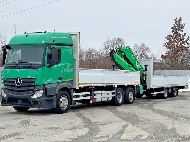 Mercedes-Benz ACTROS 2645 * FASSI F345.24 XE + FUNK + Anhänger - شاحنة جرار: صور 4 Mercedes-Benz ACTROS 2645 * FASSI F345.24 XE + FUNK + Anhänger - شاحنة جرار: صور 4