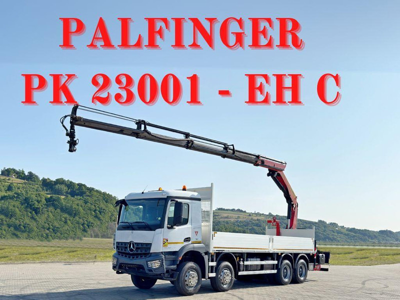 Mercedes-Benz ACTROS 3240 * PK 23001 - EH C+ FUNK / 8x4 * TOP - شاحنات مسطحة, شاحنة كرين: صور 1 Mercedes-Benz ACTROS 3240 * PK 23001 - EH C+ FUNK / 8x4 * TOP - شاحنات مسطحة, شاحنة كرين: صور 1