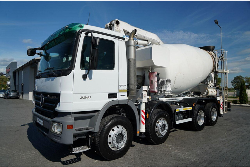 Mercedes-Benz ACTROS 3241 / POMPOGRUSZKA / 8X4 / BETONIARKA + POMPA SERMAC 3Z2 - شاحنة خلاطة خرسانة: صور 4 Mercedes-Benz ACTROS 3241 / POMPOGRUSZKA / 8X4 / BETONIARKA + POMPA SERMAC 3Z2 - شاحنة خلاطة خرسانة: صور 4