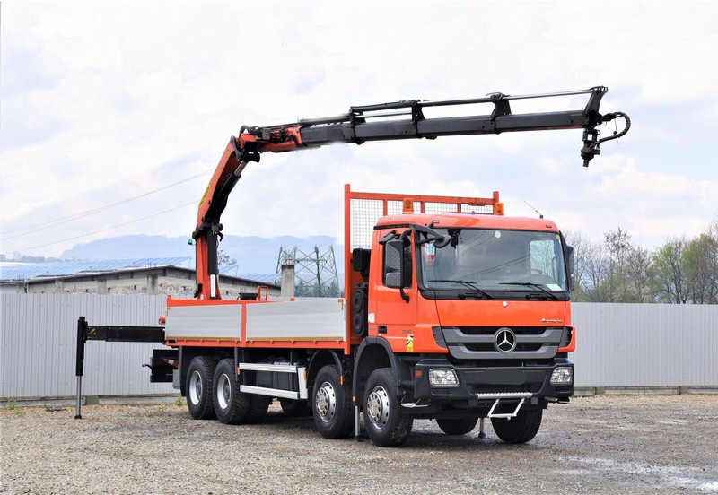 Mercedes-Benz ACTROS 3241 - شاحنات مسطحة, شاحنة كرين: صور 2 Mercedes-Benz ACTROS 3241 - شاحنات مسطحة, شاحنة كرين: صور 2
