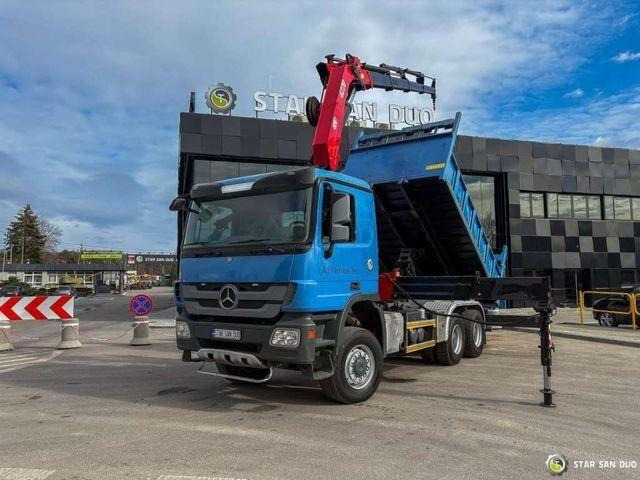 Mercedes-Benz ACTROS 3341 6x6 HMF 4220 K4 CRANE KIPPER - قلابات, شاحنة كرين: صور 5 Mercedes-Benz ACTROS 3341 6x6 HMF 4220 K4 CRANE KIPPER - قلابات, شاحنة كرين: صور 5