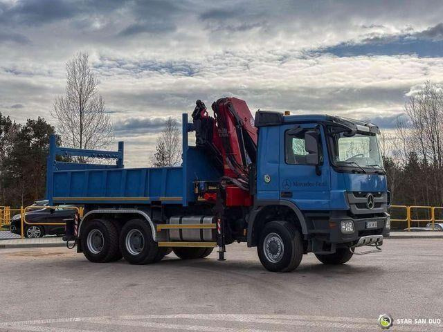 Mercedes-Benz ACTROS 3341 6x6 HMF 4220 K4 CRANE KIPPER - قلابات, شاحنة كرين: صور 4 Mercedes-Benz ACTROS 3341 6x6 HMF 4220 K4 CRANE KIPPER - قلابات, شاحنة كرين: صور 4