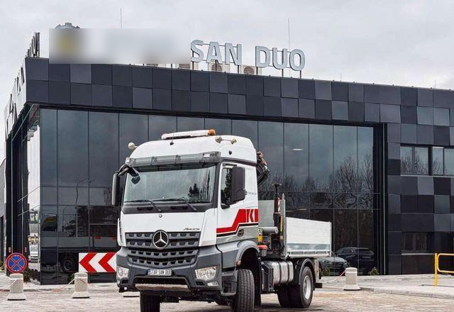 Mercedes-Benz AROCS 1851 PALFINGER PK 20002 Crane Kran - شاحنات مسطحة, شاحنة كرين: صور 2 Mercedes-Benz AROCS 1851 PALFINGER PK 20002 Crane Kran - شاحنات مسطحة, شاحنة كرين: صور 2