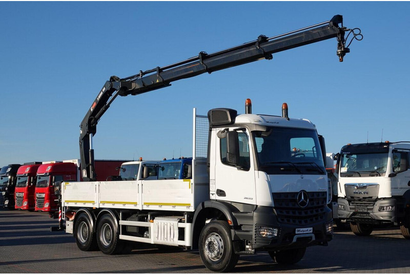 Mercedes-Benz AROCS 2633 / 6x4 / SKRZYNIOWY - 6,5 M / HDS HIAB 188 b-3 wysów: - شاحنات مسطحة, شاحنة كرين: صور 5 Mercedes-Benz AROCS 2633 / 6x4 / SKRZYNIOWY - 6,5 M / HDS HIAB 188 b-3 wysów: - شاحنات مسطحة, شاحنة كرين: صور 5