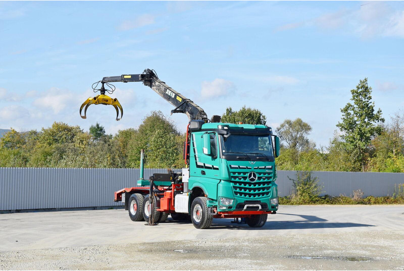 Mercedes-Benz AROCS 3363 *HOLZTRANSPORTER * LOGLIFT 251S /6x4 - شاحنة قطع الأشجار, شاحنة كرين: صور 2 Mercedes-Benz AROCS 3363 *HOLZTRANSPORTER * LOGLIFT 251S /6x4 - شاحنة قطع الأشجار, شاحنة كرين: صور 2