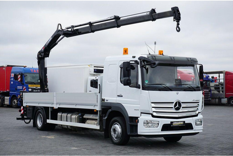Mercedes-Benz ATEGO / 1224 / ACC / SKRZYNIOWY + HDS / HIAB 099 B - 3 DUO - شاحنات مسطحة, شاحنة كرين: صور 1 Mercedes-Benz ATEGO / 1224 / ACC / SKRZYNIOWY + HDS / HIAB 099 B - 3 DUO - شاحنات مسطحة, شاحنة كرين: صور 1