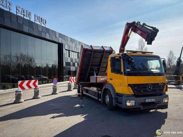 Mercedes-Benz AXOR 1824 4x2 HMF 975 HDS Crane Rotator Kipper - قلابات, شاحنة كرين: صور 2 Mercedes-Benz AXOR 1824 4x2 HMF 975 HDS Crane Rotator Kipper - قلابات, شاحنة كرين: صور 2
